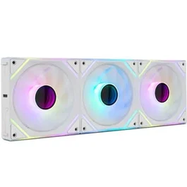 Nox Ventiladores PC Pack 3 Pro Link ARGB 12cm Blancos